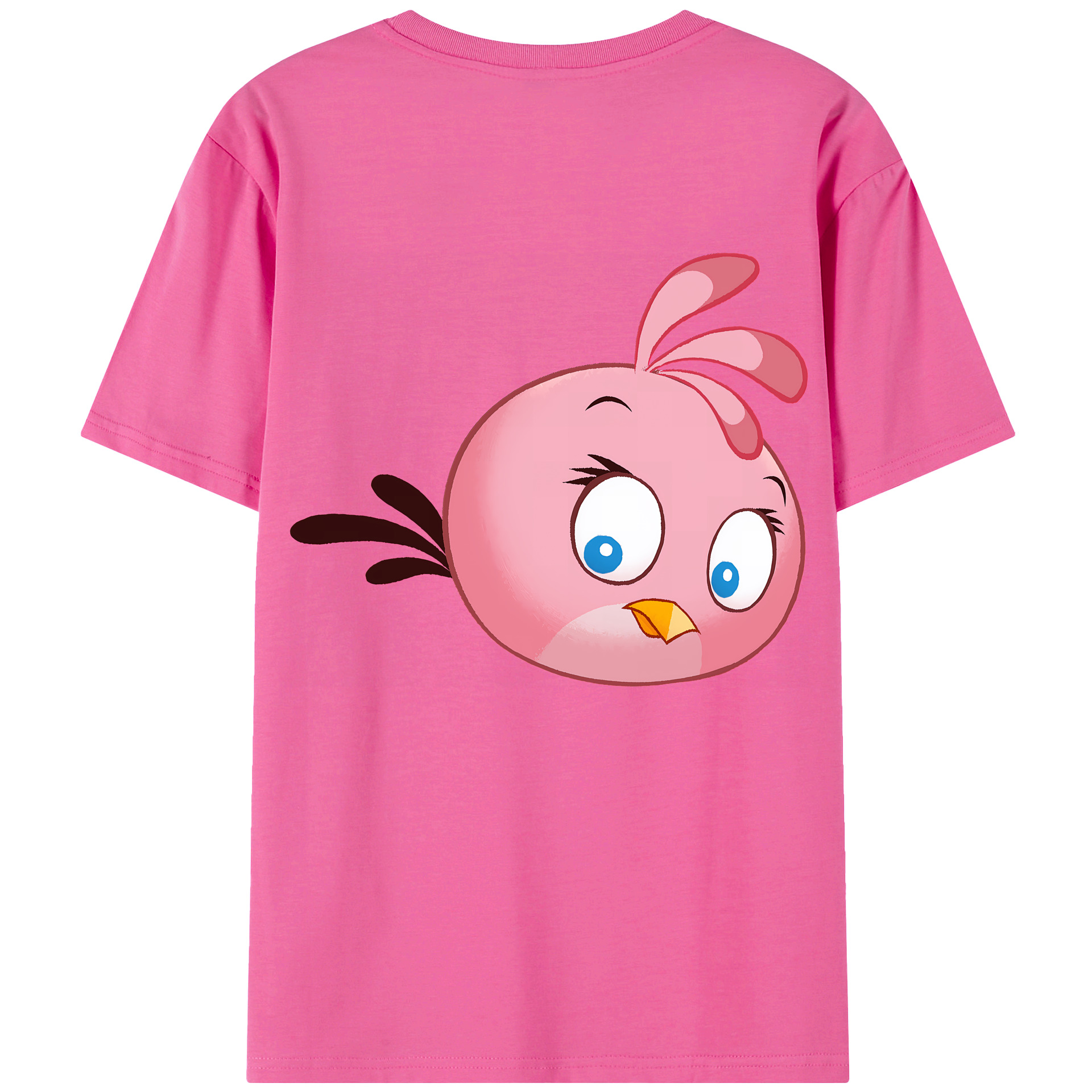 （画像用） Angry Birds アングリーバード レディース半袖Tシャツ(バックプリント)